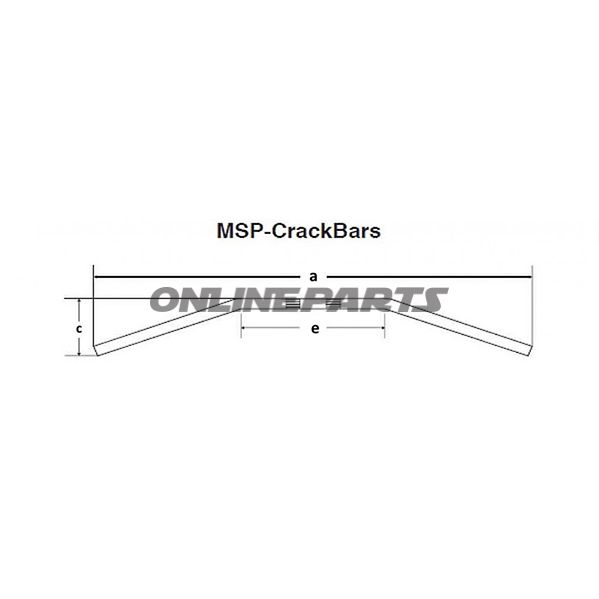 Handlebar Steel Chrome Cable Notch 1Inch Fehmsp Crackbar