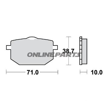 Brake Pad Sinter Sv Trw