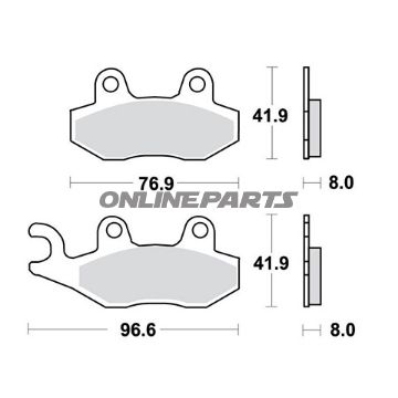 Brake Pad Scooter Trw