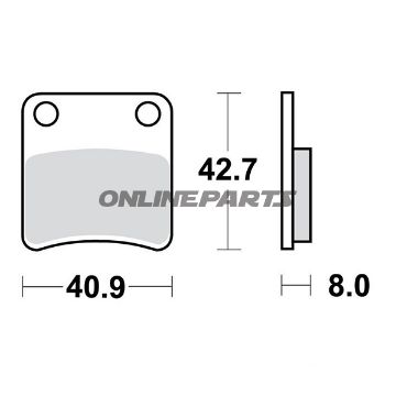 Brake Pad Standard Trwalternative: 7320533