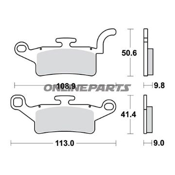 Brake Pad Standard Trwoder 7370030