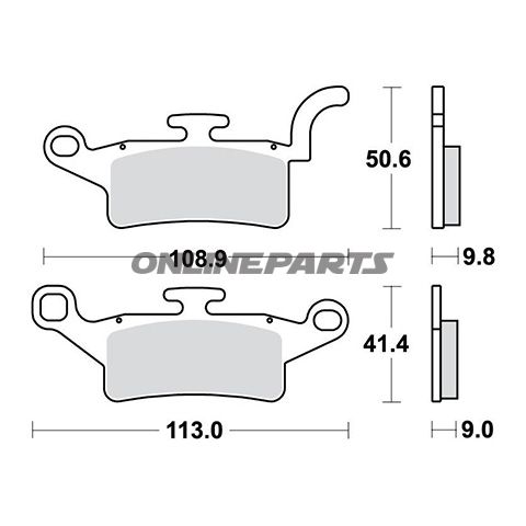 Brake Pad Standard Trwoder 7370030