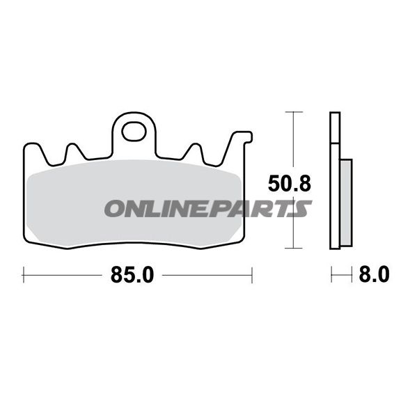 Brake Pad Carbon Crq Trwaltn 7370162