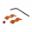 Brake Hose Bracket Probolt7mm 2Fach Alu Orange