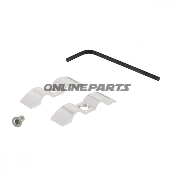 Brake Hose Bracket Probolt9mm 2Fach Alu Silver