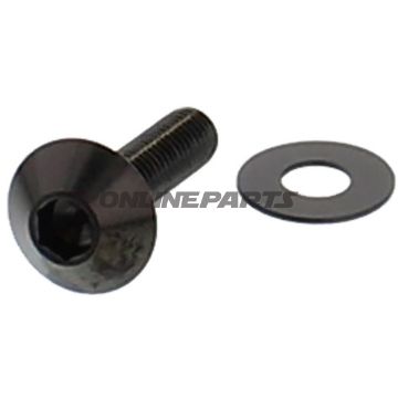Jmp Dome Head Boltm5x0.8 20Mm A4 Stainless Black