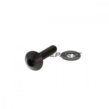 Jmp Dome Head Boltm5x0.8 25Mm A4 Stainless Black