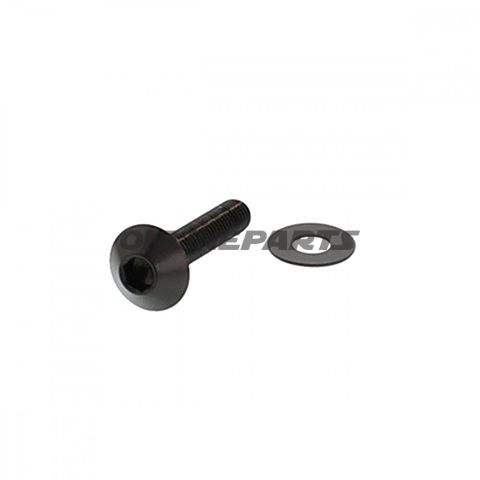 Jmp Dome Head Boltm5x0.8 25Mm A4 Stainless Black