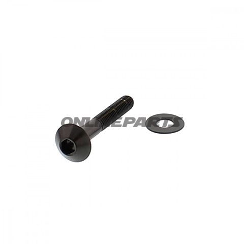 Jmp Dome Head Boltm5x0.8 35Mm A4 Stainless Black