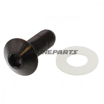 Jmp Dome Head Boltm6x1.00 16Mm A4 Stainless Black