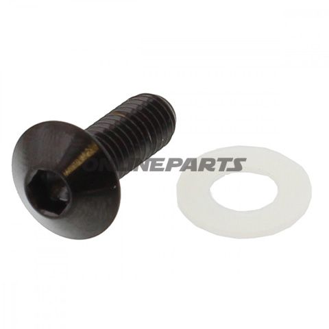 Jmp Dome Head Boltm6x1.00 16Mm A4 Stainless Black