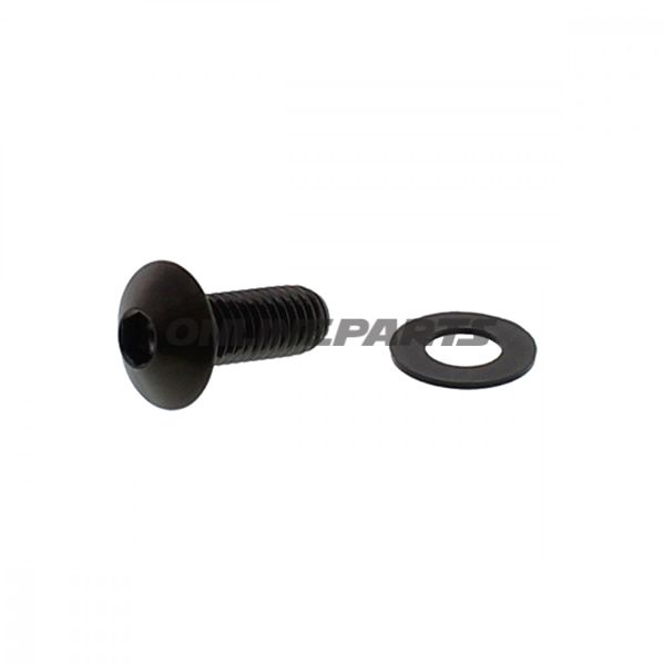 Jmp Dome Head Boltm8x1.25 20Mm A4 Stainless Black