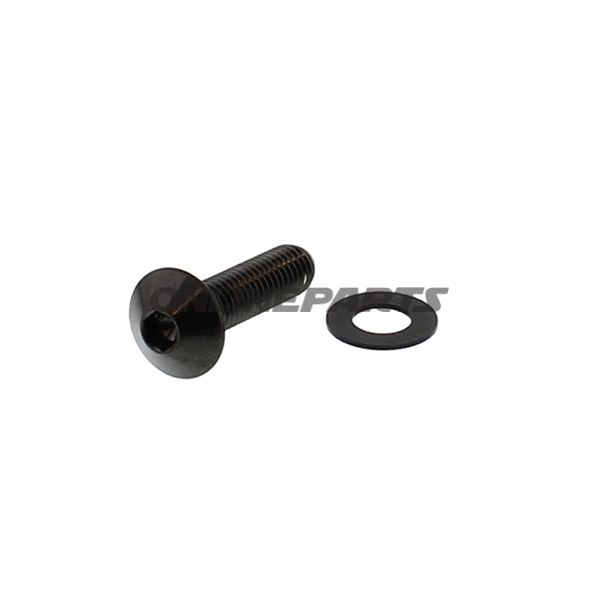 Jmp Dome Head Boltm8x1.25 30Mm A4 Stainless Black