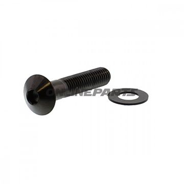 Jmp Dome Head Boltm8x1.25 40Mm A4 Stainless Black