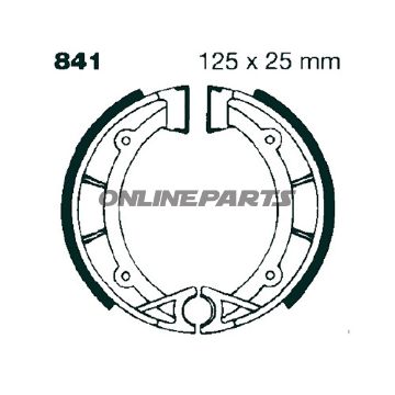 Brake Shoes Grooved Inc Springs Ebcgerillt