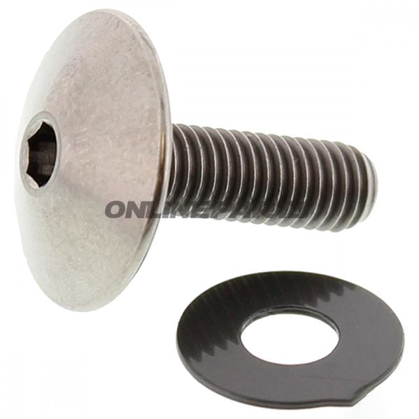 Jmp Dome Head Boltm5x0.8 16Mm Titanium