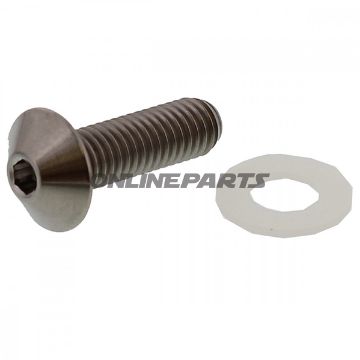 Jmp Dome Head Boltm6x1.00 20Mm Titanium