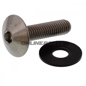 Jmp Dome Head Boltm6x1.00 25Mm Titanium