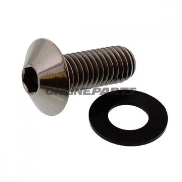 Jmp Dome Head Boltm8x1.25 20Mm Titanium