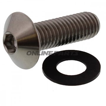 Jmp Dome Head Boltm8x1.25 25Mm Titanium
