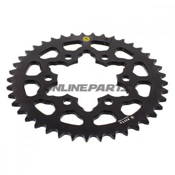 Rear Sprocket Alu 41 Tooth Pitch 520 Blacksit Inner Diameter 080 Bolt Spacing 104