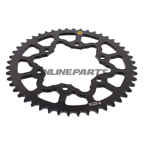 Rear Sprocket Alu 47 Tooth Pitch 520 Blacksit Inner Diameter 110 Bolt Spacing 130