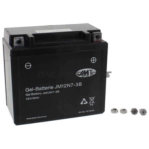 Battery Motorcycle 12N7-3B Gel Jmtyuasa 7070220 3059 6-On 9016