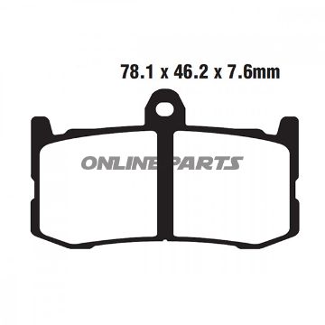 Brake Pad Sinter Gpfax Ebc Gpfax491hhalternative: 7870068