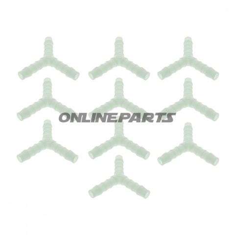 Jmp Y Piece Hose Connector 6Mmpack Of 10
