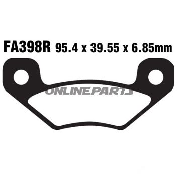 Brake Pads Sintered R Ebc Fa398roder 7870069