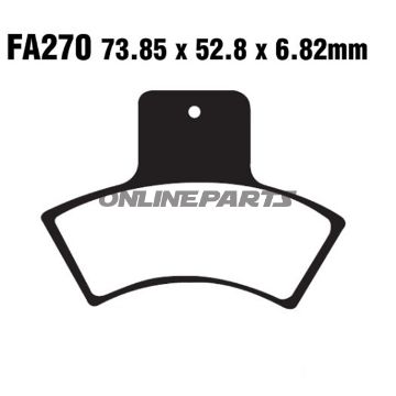 Brake Pads Sintered R Ebc Fa270r