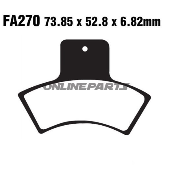 Brake Pads Sintered R Ebc Fa270r