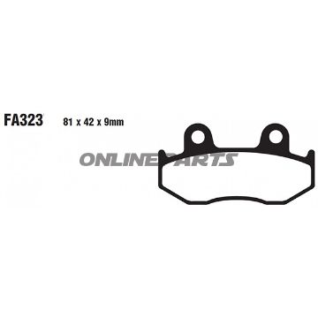 Brake Pads Sintered R Ebc Fa323raltn 7873219