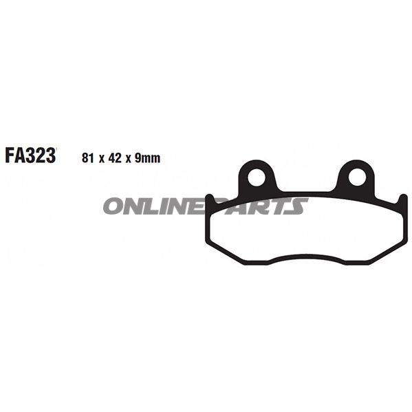 Brake Pads Sintered R Ebc Fa323raltn 7873219