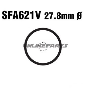Brake Pad Semi-Sinter V Scooter Ebc Sfa621vscooter