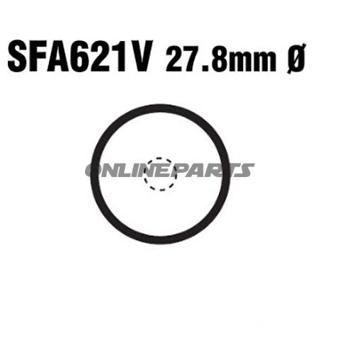 Brake Pad Semi-Sinter V Scooter Ebc Sfa621vscooter