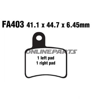 Brake Pads Std Ebc Fa403oder 7870152