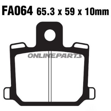 Brake Pads Std Ebc Fa064