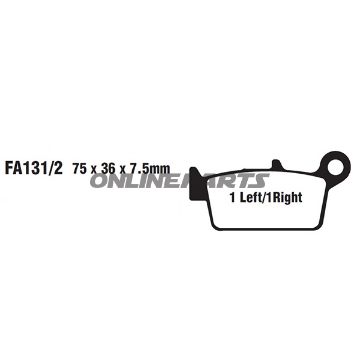Brake Pads Std Ebc Sfa131/2