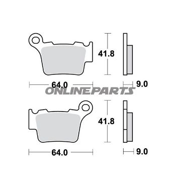Brake Pad Sinter Rsi Trwoder 7320302