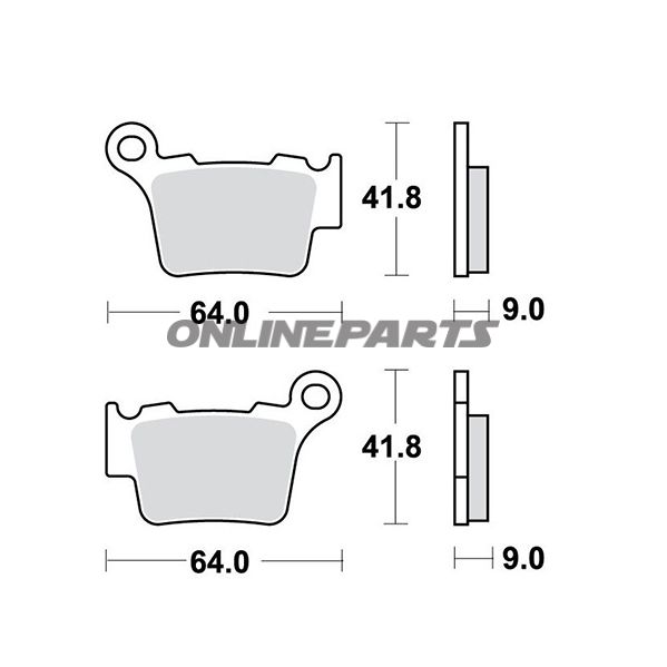 Brake Pad Sinter Rsi Trwoder 7320302