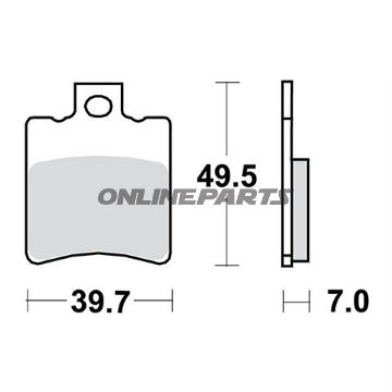 Brake Pad Standard Trwalternative: 7320523
