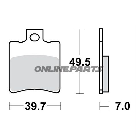 Brake Pad Standard Trwalternative: 7320523