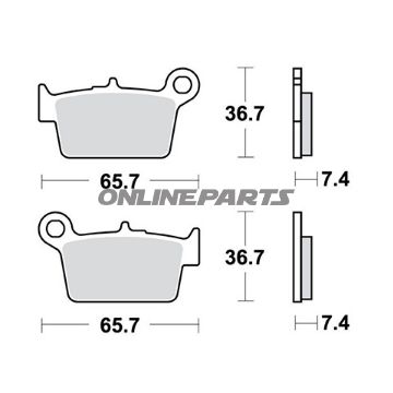 Brake Pad Standard Trwalternative: 7320515
