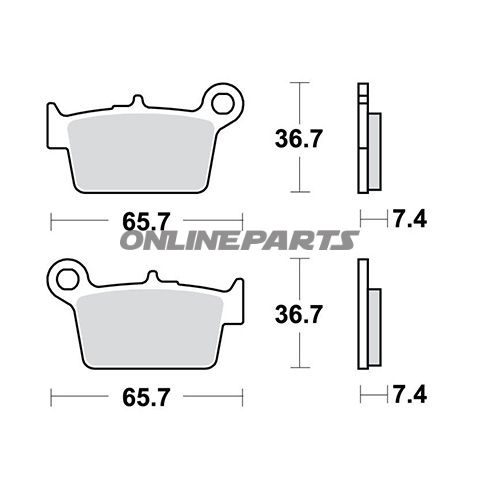 Brake Pad Standard Trwalternative: 7320515