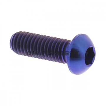 Brake Disc Screw Proboltm6x1.00Mm 18Mm Titan Blue