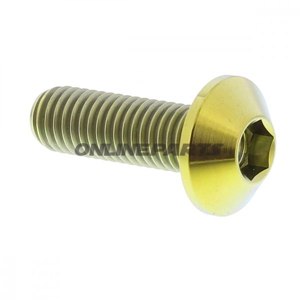 Brake Disc Screw Proboltm8x1.25Mm 25Mm Titan Gold