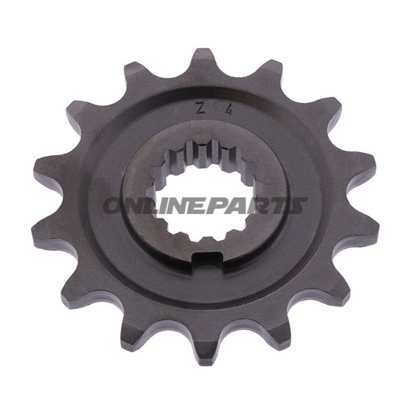Esjot Front Sprocket 14T 520 Pitchfine Spline Inner Dia 22