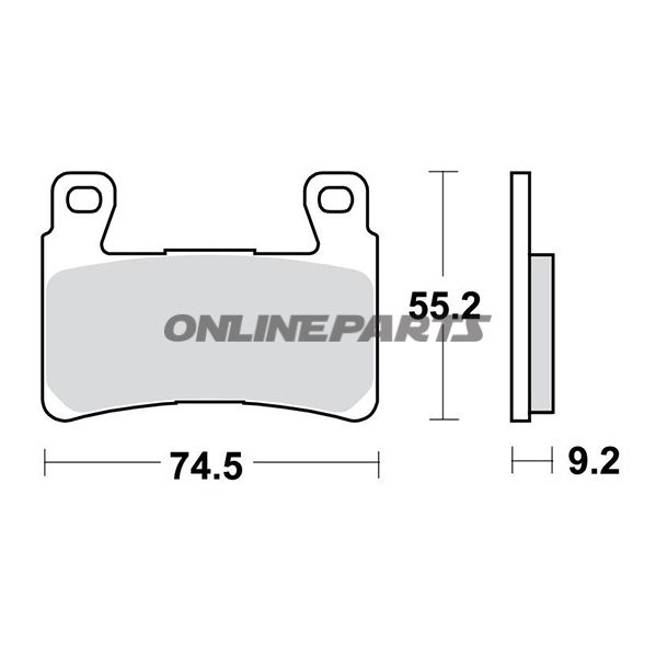 Brake Pads Sintered Sv Trwoder 7329741