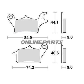 Brake Pads Std Trwoder 7370035